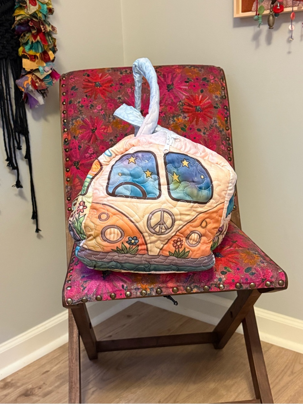 Stay Wild Illustrated Duffle Bag - Pastel Multi - Picture 3 of 4
